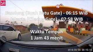 Bandung  Jakarta 1 Jam 40 Menit Time lapse [upl. by Joellyn]