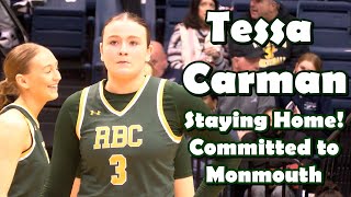 Tessa Carman  Red Bank Catholic  Staying Home  Commits to Monmouth University [upl. by Milurd]