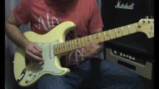 Alex K  Yngwie Malmsteen  Blue Improvisation guitar solo [upl. by Inaffets]