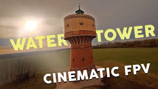 CINEMATIC FPV DRONE  Water Tower  Wasserturm Mittweida GERMANY [upl. by Annoirb17]