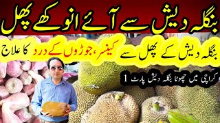 Bangladeshs Fruits in Pakistan  BelGiri Stone Apple Anar Phali Prickly Pear Cactus Star Fruit [upl. by Almena]