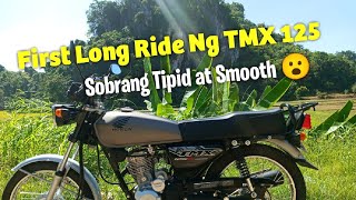 First Long Ride Ng Honda TMX 125 ko  Sobrang Tipid sa 120 KM napaka Smooth [upl. by Brackett484]