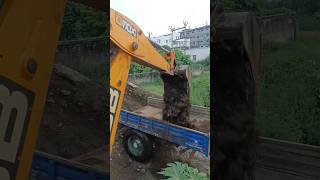 Jcb tractor loading with mud water road [upl. by Heidy324]