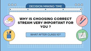 STREAM SELECTION AFTER CLASS 10 AND CAREER OPTIONS AFTER CLASS 12 [upl. by Paris]