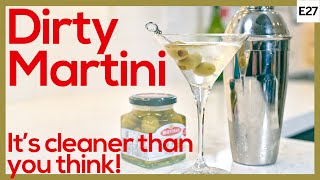 Dirty Martini Recipe with Gin  How to make the perfect Dirty Martini [upl. by Hctim]