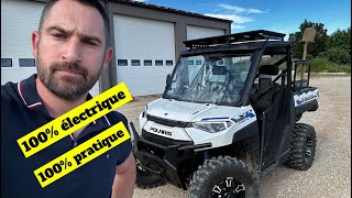 En essai sur la ferme  le nouveau Polaris Ranger XP KINETIC [upl. by Hyman]