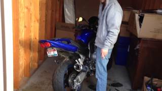 2001 fz1 with delkevic exhaust [upl. by Llednav]