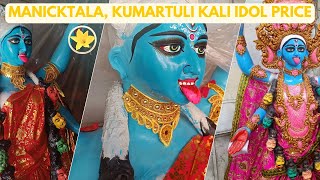 মানিকতলা কুমারটুলির কালি ঠাকুর এবছরও সস্তা Kumartuli Kali Pratima 2024 PreparationKali Puja 2024 [upl. by Neahs]