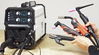 4 in 1 Multi Welder Plasma Cutter MIG TIG MMA STAHLWERK CTM250 ST  Unboxing and Test [upl. by Nileuqcaj]