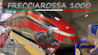 Trenitalia Frecciarossa 1000 in Standard  Premium  Business  The best train in Italy [upl. by Odracir]