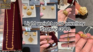 1gm starts💥Tanishq gold jewellery designs with pricependantsetNecklaceearringTanishq jewellery [upl. by Ku561]