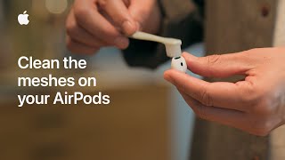 How to clean the meshes on your AirPods  Apple Support [upl. by Constancy968]