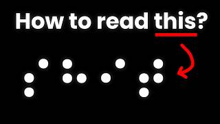 Braille explained in 100 seconds [upl. by Hedwiga]