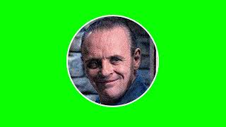 WINK Silence of the Lambs  Anthony Hopkins Hannibal Lecter winking animation on green screen meme [upl. by Franciskus820]