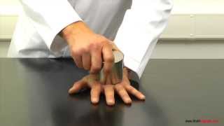 Superstrong neodymium magnets crushing a mans hand [upl. by Demitria]