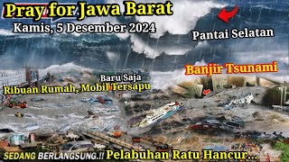 VIDEO FULL DETIK2 BANJIR TSUNAMI NGAMUK PELABUHAN RATU PANTAI SELATAN JABAR 5122024SEMUAHANCUR [upl. by Tara]