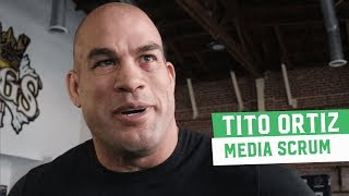 quotI Hope Hes Sandbaggingquot Tito Ortiz Responds to Chuck Liddell Training Footage [upl. by Aitercul]