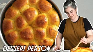 Claire Saffitzs Greatest Holiday Dinner Rolls Recipe  Dessert Person [upl. by Joya]