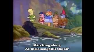 Disneys Adventures of the Gummi Bears Theme Song With lyrics [upl. by Leonie44]