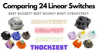 Ultimate Linear Switch Comparison ft Zakus Epsilons CJs Oil Kings and 20 more [upl. by Rebeka]