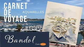 Carnet de voyage  Bandol le SaintTropez davant [upl. by Ardnaz298]