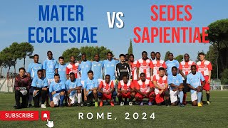 Partita di Calcio Mater Ecclesiae VS Sedes Sapientiae [upl. by Ennirroc]