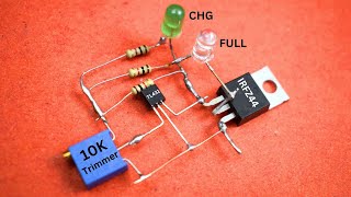 12V Automatic Cut off Smart Battery Charging Circuit  Latest Design [upl. by Ardnasirhc255]