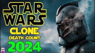 Star Wars Saga Clone Death Count 2024 [upl. by Nekcarb499]