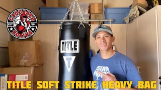 Title Boxing Soft Strike Heavy Bag REVIEW THE BEST HEAVY BAG UNDER 150 [upl. by Eclud614]