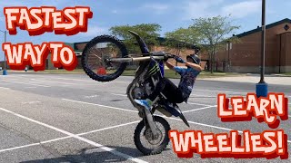 How To Wheelie A Dirt Bike Fastest Way [upl. by Psyche617]