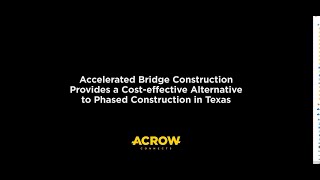 Acrow Bridge Installed for Texas Highway [upl. by Leal]