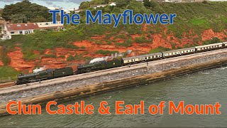 Mayflower Double Header Through Dawlish [upl. by Reba]