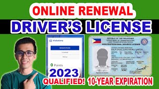 ONLINE DRIVERS LICENSE RENEWAL  10YEAR EXPORATION OF DRIVERS LICENSE 2023  NO VIOLATIONS CHECK [upl. by Attelrac]