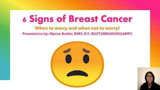 Breast Cancer Don’t Ignore These 6 Warning Signs and Symptoms [upl. by Neenwahs]