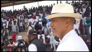 C1 Caf Le Tp Mazembe se qualifie en quart de finale devant le président Moise Katumbi [upl. by Smailliw]