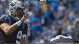 Madden NFL 24 Panthers franchise Bryce Young Leads quotThe Drivequot In A Shootout Vs The Chargers [upl. by Novyert]