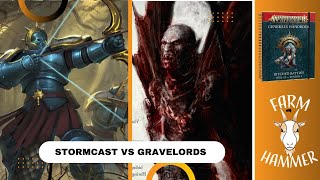 Stormcast Eternals vs Soulblight Gravelords 2000pts Age of Sigmar Battle Report [upl. by Elvina392]