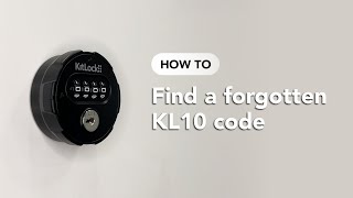 How To Find a forgotten KL10 code [upl. by Naihs648]