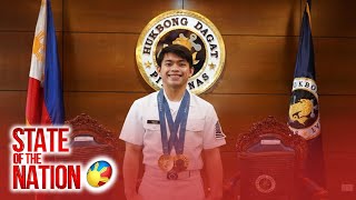 Twotime Olympic gold medalist Carlos Yulo miyembro na ng Philippine Navy Reserve Force  SONA [upl. by Creamer]