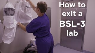 Biosafety Level 3 Lab Exit [upl. by Iatnwahs]