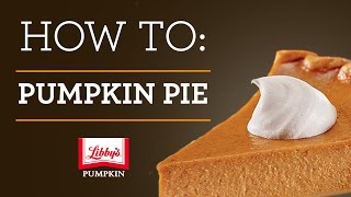 How to Make a Libby’s Pumpkin Pie [upl. by Ylrad]