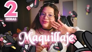 asmr 💄TE MAQUILLO ✌🏻 2 HORAS para DORMIR 😴 Vivalen ASMR [upl. by Aicilla907]