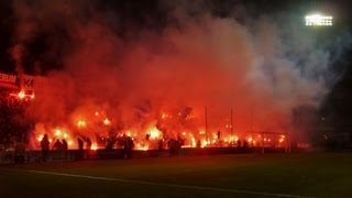 Helsingborg IF  Malmö FF 25092013 Pyroshow [upl. by Norrv829]