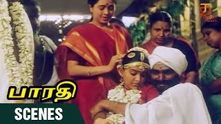 Bharathi Tamil Movie Scenes  Bharathi daughter Child Marriage  Sayaji Shinde  Devayani [upl. by Leggat]