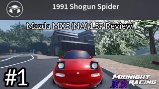 Mazda MX5 NA 15P Review  Midnight Racing Tokyo [upl. by Blanding248]