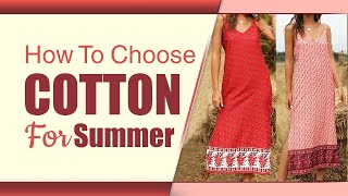 How to Choose Cotton for Summer  Cotton Cambric fabric [upl. by Surazal646]