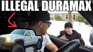 DURAMAX Pulled Over by the BEST COP EVER [upl. by Stag]