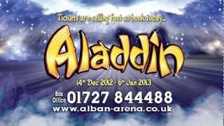 The Alban Arena Aladdin Panto Promo 2012 [upl. by Drud]