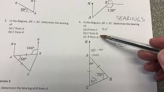 Bearings for GCSE maths exams [upl. by Rayford682]