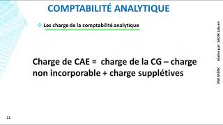 EP 2 comptabilité analytique les charge de la comptabilité analytique 13 [upl. by Cowles]